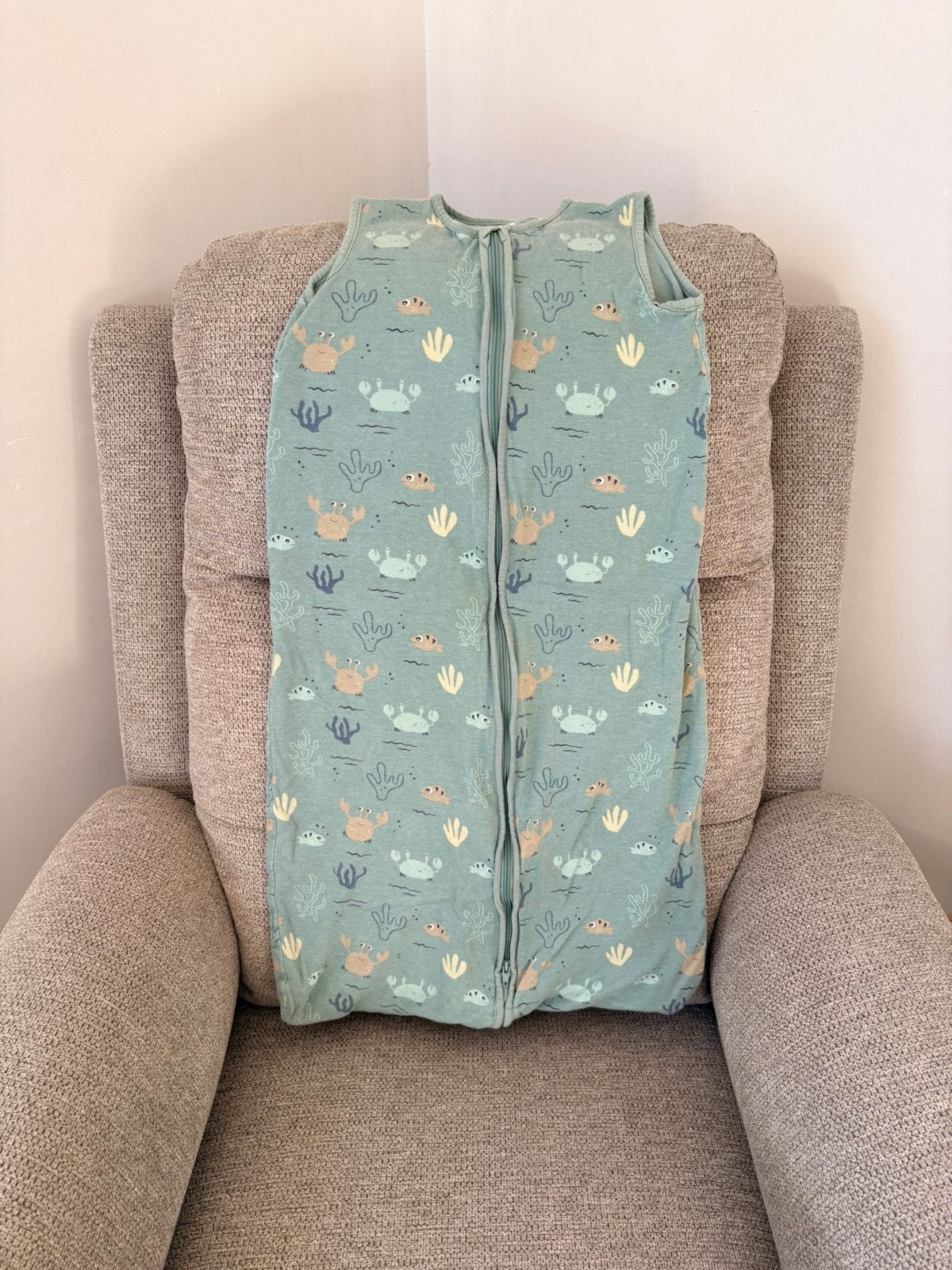 Jollein slaapzak 90cm, Kinderen en Baby's, Ophalen, Groen, Gebruikt, Jollein