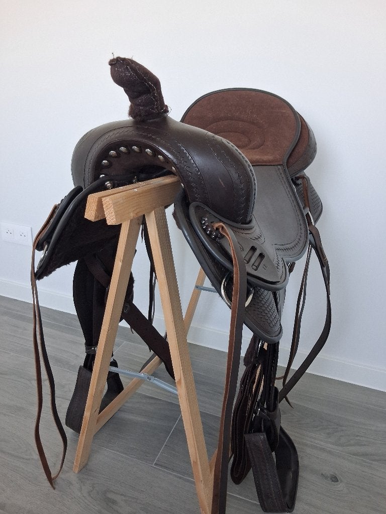 edix westernzadel, Dieren en Toebehoren, Ophalen, M (17 inch), Nieuw, Middel
