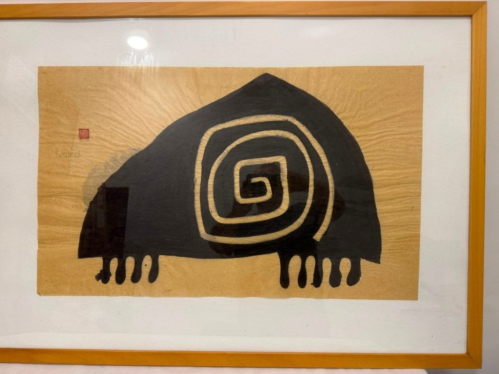 Kunsttekentafel, Ophalen, Schilderij, Overige technieken, Gesigneerd