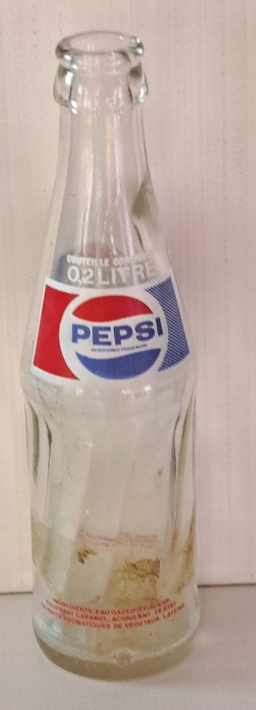 Ancienne bouteille de Pepsi-Cola en verre 0,2l, Collections, Marques & Objets publicitaires, Enlèvement ou Envoi, Utilisé, Autres types