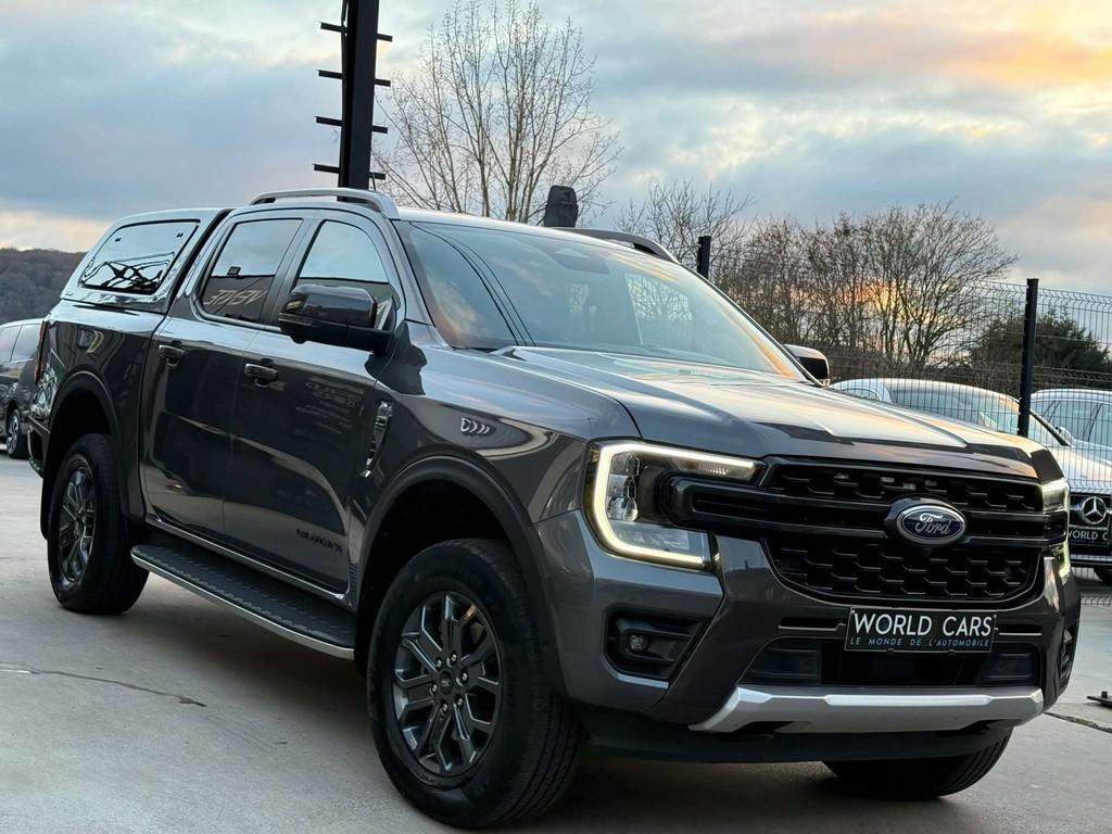 Ford Ranger 2.0D 4WD WILDTRAK TVAC*BTWIN - HARD-TOP - CAMERA, Autos, Argent ou Gris, Achat, Entreprise, Automatique