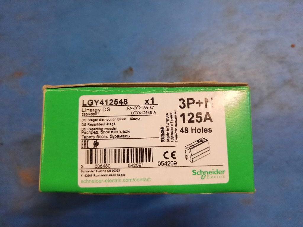Schneider Electric verdeelblok 3f- 125A, Ophalen, Nieuw, Schneider Electric