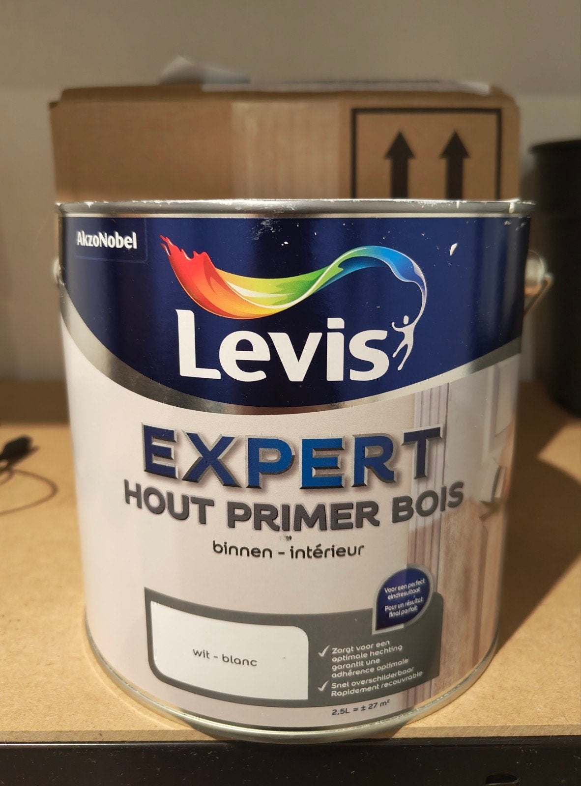 Nieuw! Levis expert hout primer binnen wit 2,5l ongeopend
Ik, Doe-het-zelf en Bouw, Ophalen, Wit, Nieuw, Verf