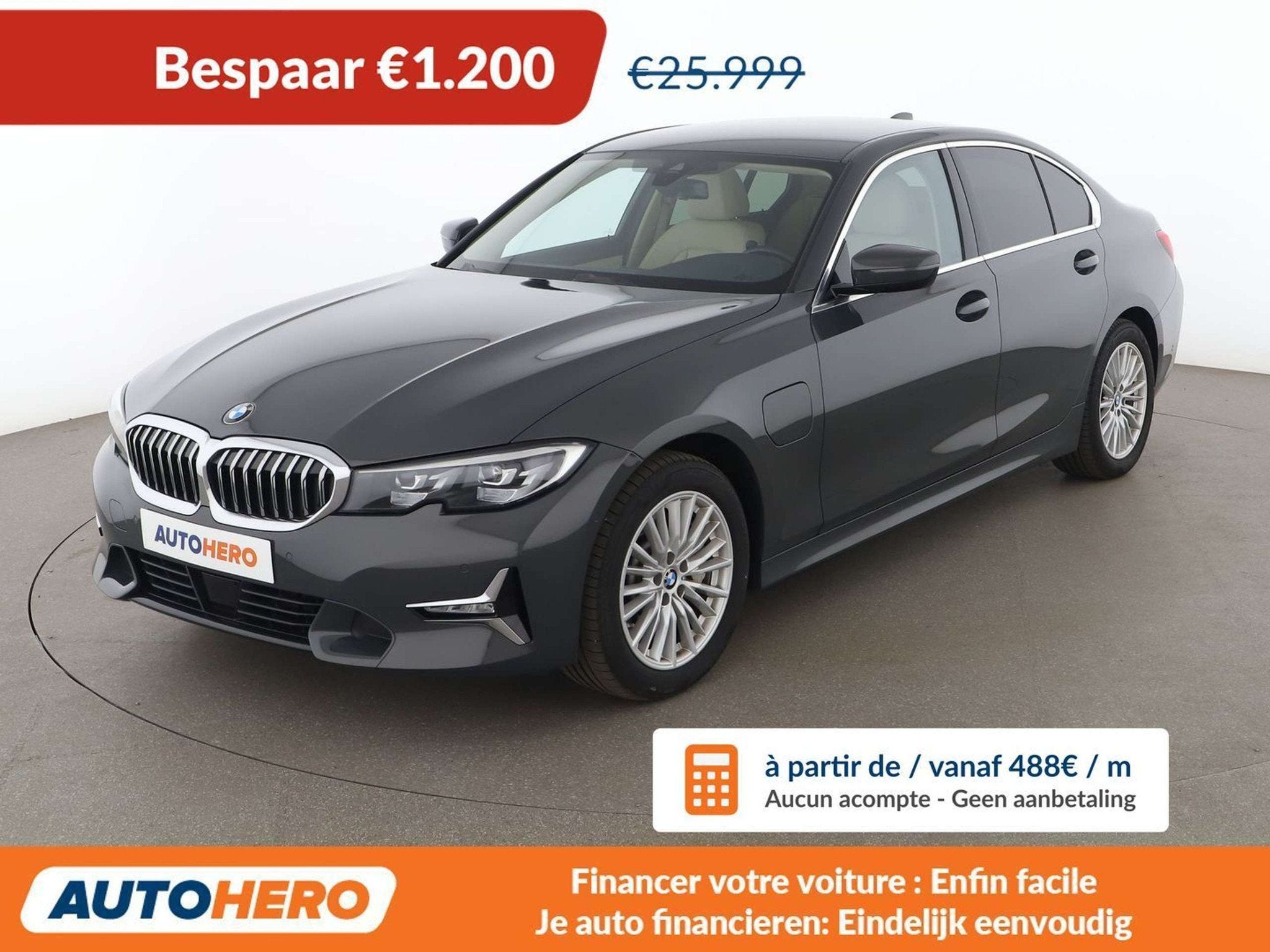 BMW 3 Serie 330 330e Luxury Line (bj 2020, automaat), Automaat, Achterwielaandrijving, Leder, Hybride Elektrisch/Benzine
