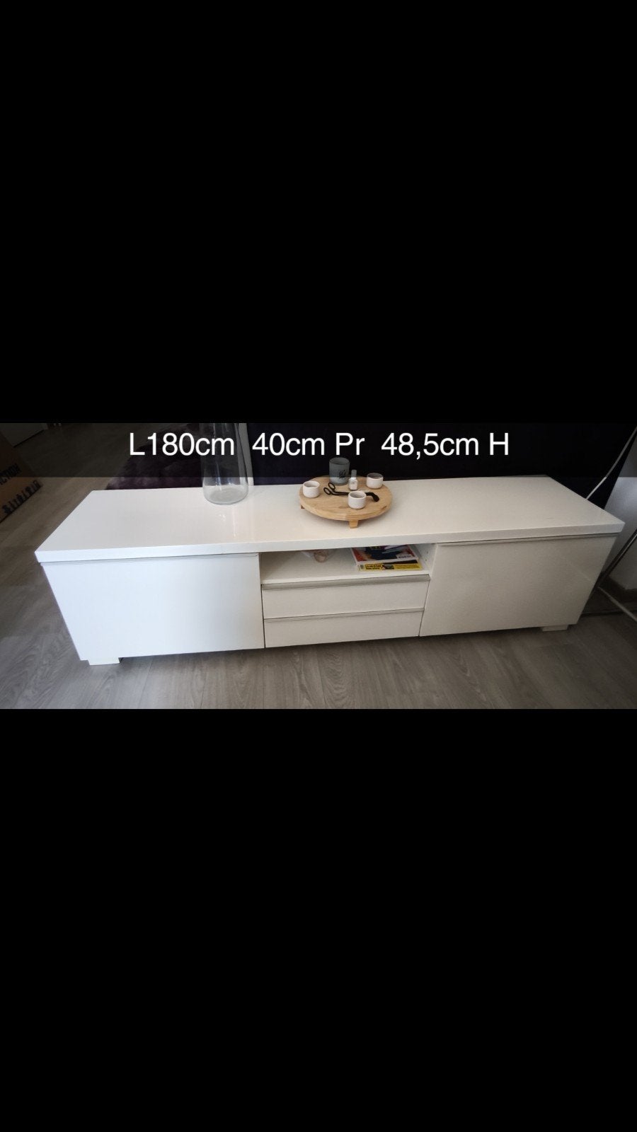 meuble TV, Maison & Meubles, Enlèvement, 25 à 50 cm, 150 à 200 cm, Moins de 100 cm