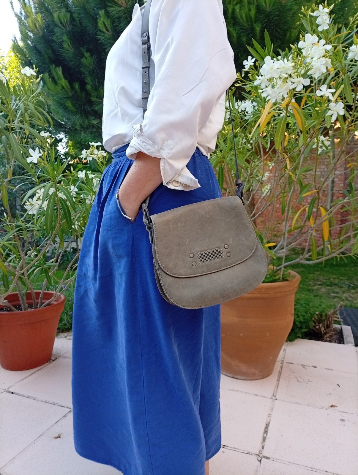 Lederen handtas Clio Goldbrenner, Bijoux, Sacs & Beauté, Sacs | Sacs Femme, Enlèvement, Sac à main