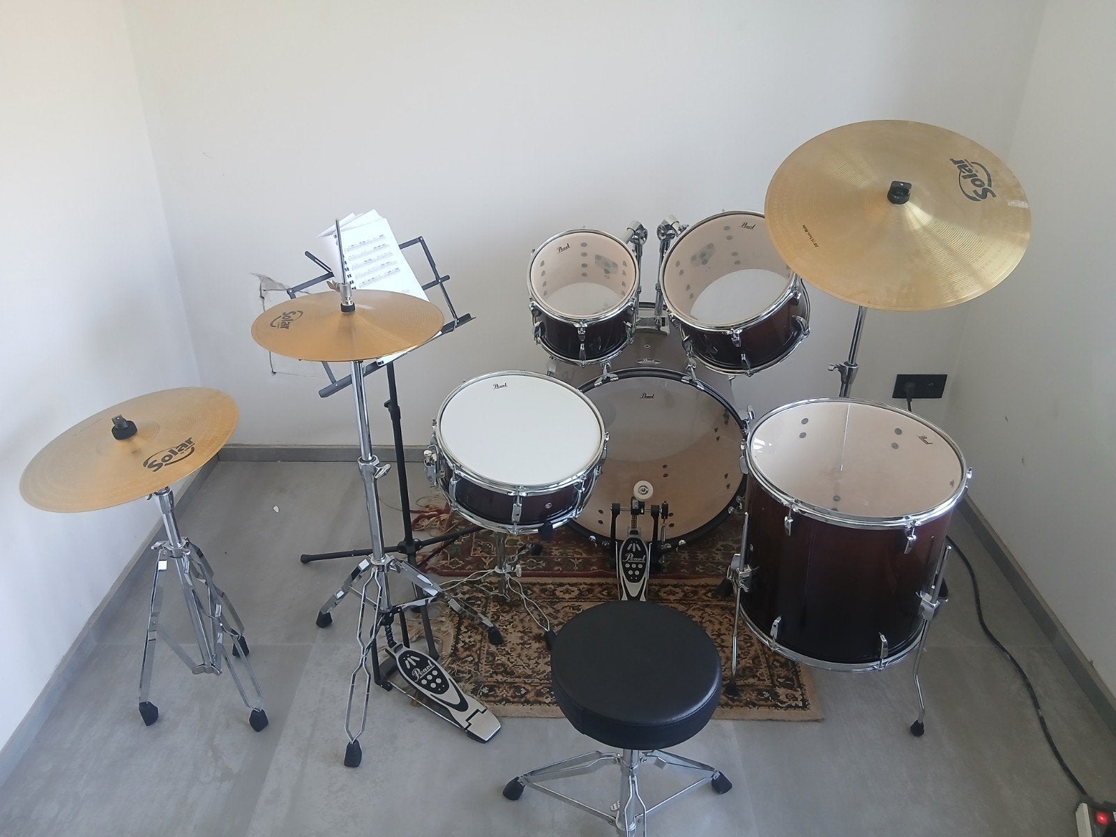 batterie, Muziek en Instrumenten, Ophalen, Gebruikt, Pearl