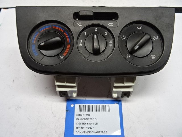 PANNEAU DE COMMANDE CHAUFFAGE Citroën Nemo (AA) (01-2008/-), Utilisé, Citroën