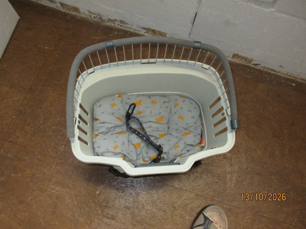 panier vélo pour chien, Enlèvement, Comme neuf