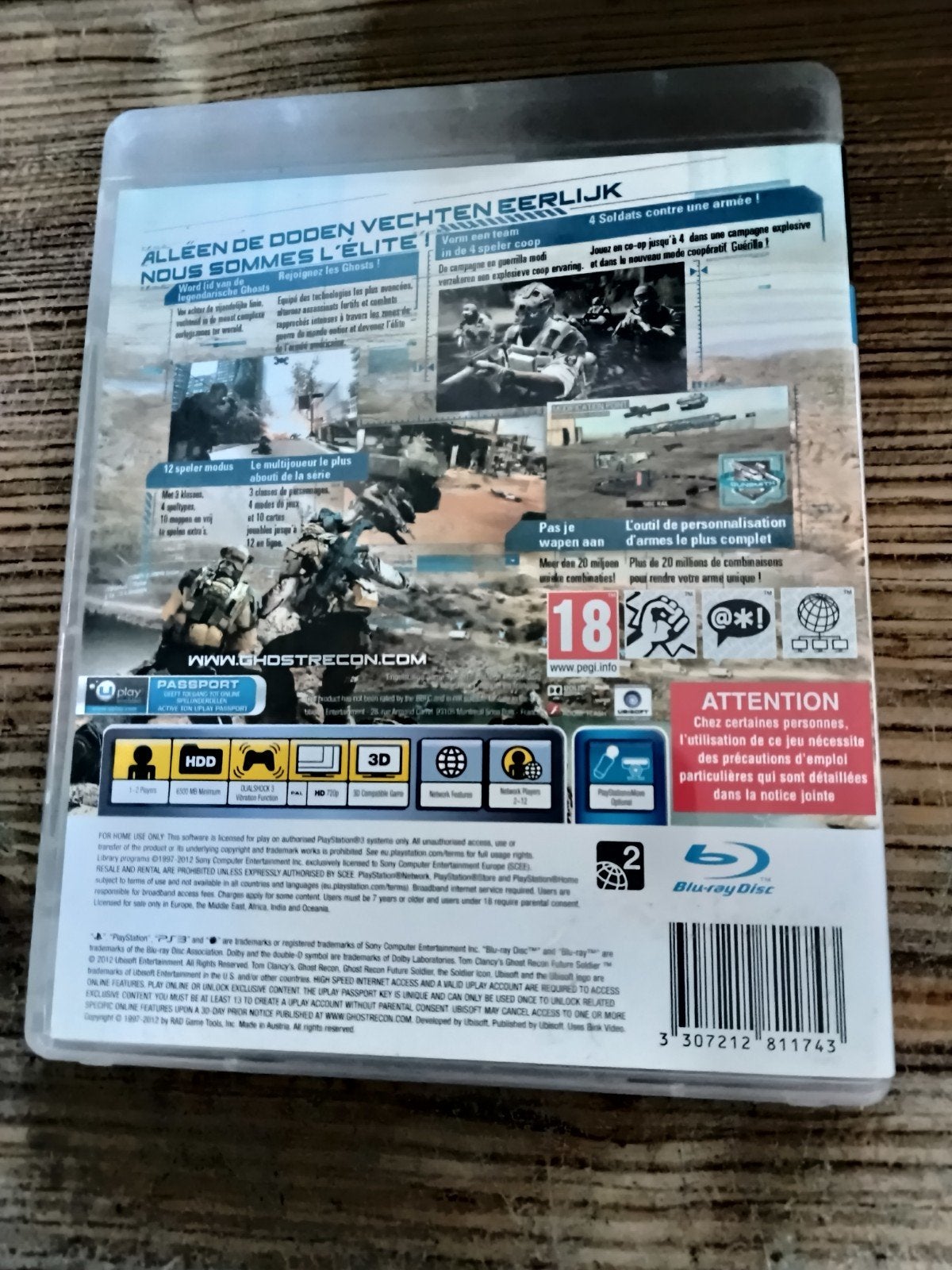 Tom Clancy's Ghost Recon Future Soldier - PlayStation 3, Vanaf 18 jaar, Shooter, Verzenden, 1 speler