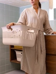 Wasmand Brabantia, Beige, Ophalen of Verzenden, Zo goed als nieuw, Wasmand