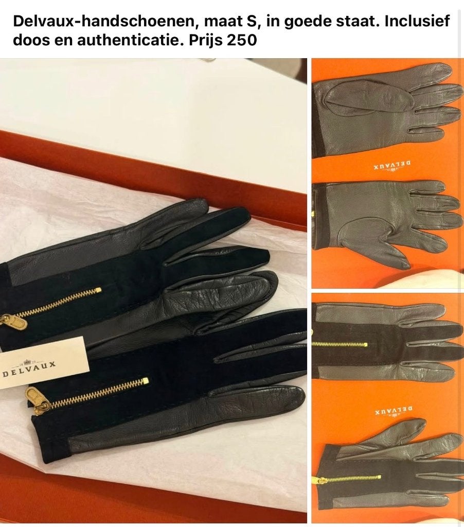 Handschoen  Delvaux, Bijoux, Sacs & Beauté, Accessoires Autre, Enlèvement ou Envoi, Comme neuf