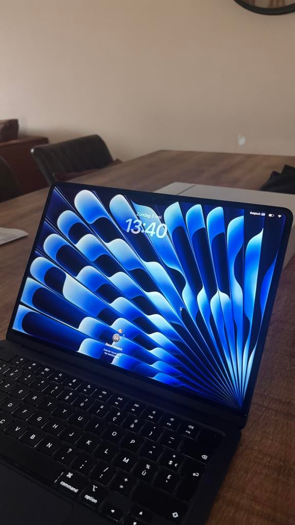 MacBook Air 13,6 pouces M2 (2023), 256 GB, Enlèvement ou Envoi, Comme neuf, Azerty