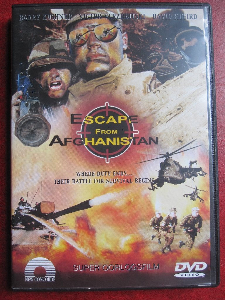 Escape from Afghanistan (2002), Cd's en Dvd's, Dvd's | Actie, Engels, Vanaf 16 jaar, Nederlands, Actie