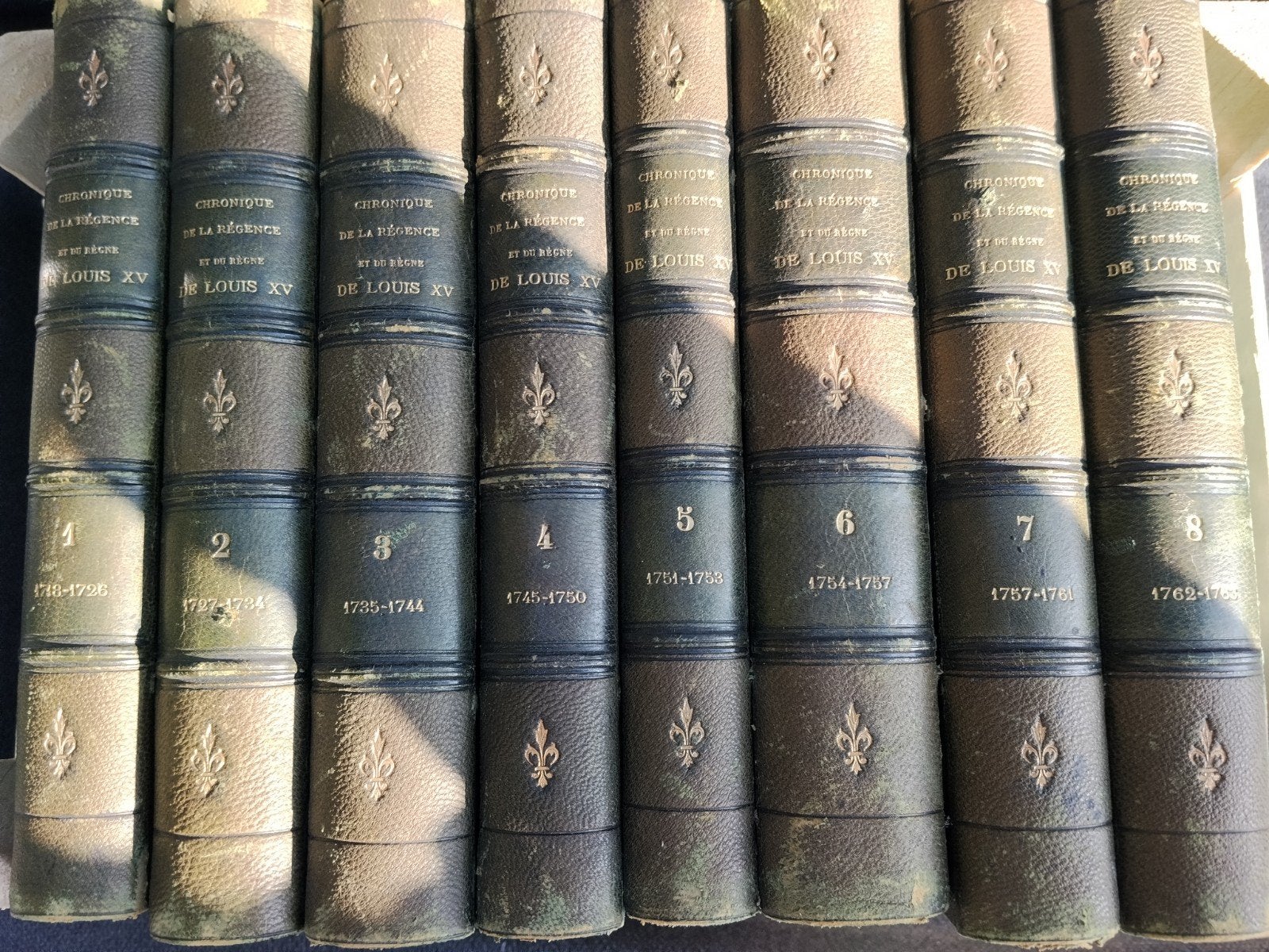 Chronique de la Régence et du Règne de Louis XV 1 éd.8vol., Boeken, Ophalen of Verzenden, Complete serie