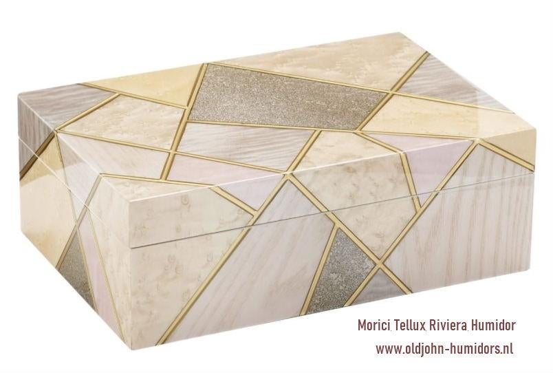 MORICI TELLUX RIVIERA DIGITALE HUMIDOR  TOP MERK HUMIDOR h66, Envoi, Neuf, Boite à tabac ou Emballage