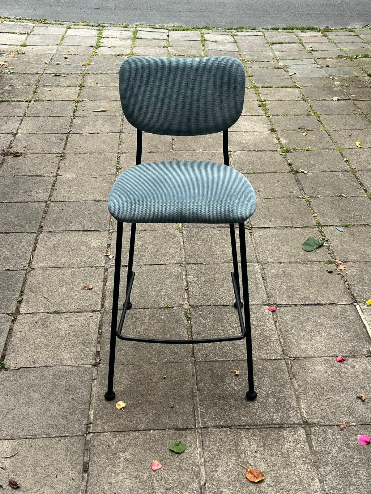 Chaises hautes Benson - Grey Blue, Comme neuf, Enlèvement, Cinq, Six Chaises ou plus, Métal