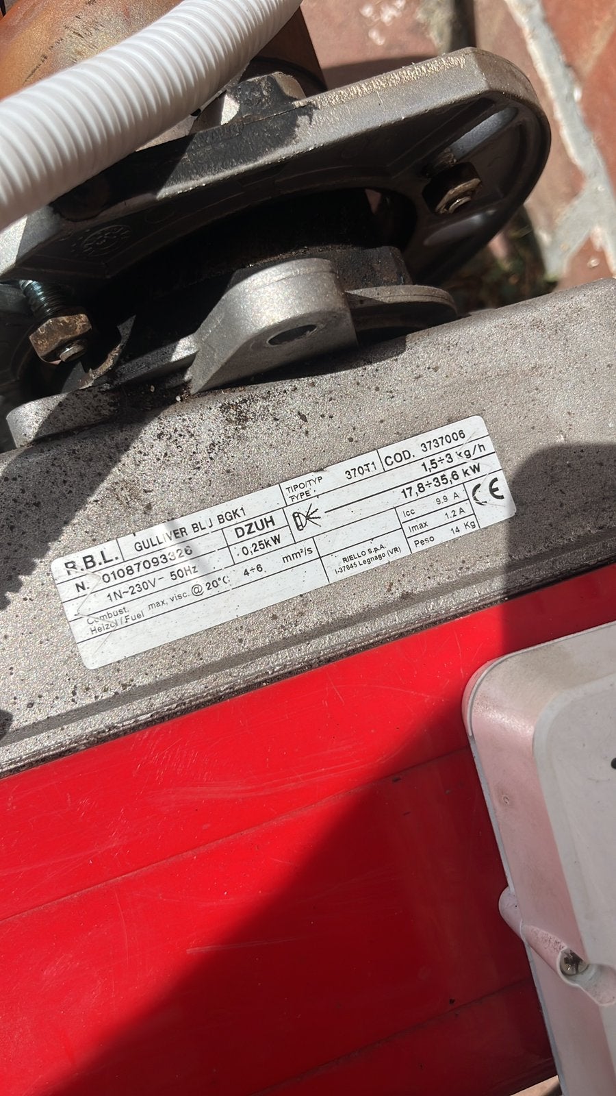 Rielo-brander, Doe-het-zelf en Bouw, Ophalen, Thermostaat