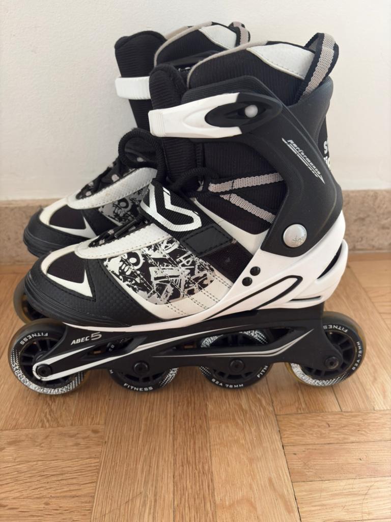 Street fighter rolschaatsen skeelers in goed conditie., Gebruikt, Inline skates 4 wielen, Ophalen, Overige merken