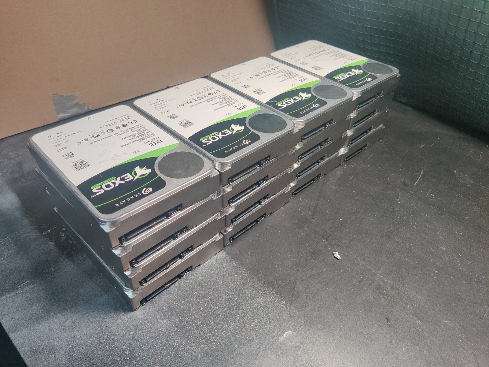 Seagate EXOS X12 12TB SAS harde schijven, Informatique & Logiciels, Disques durs, Utilisé, Serveur, Interne, SAS, Enlèvement