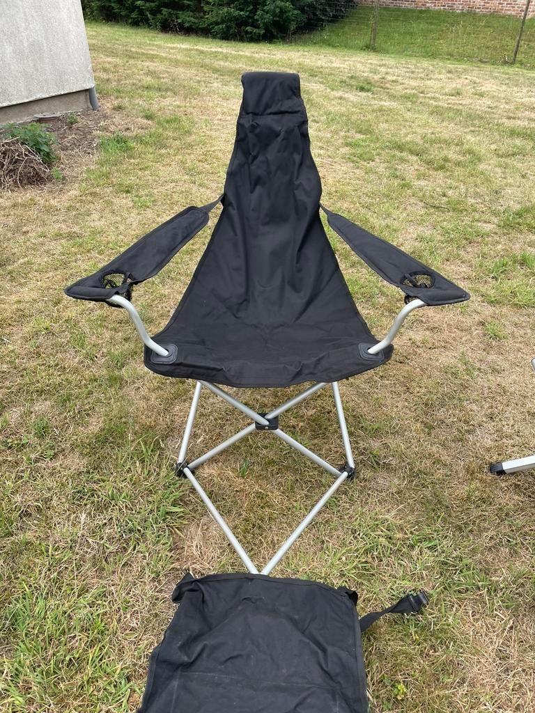 Kampeerstoelen en bedje Ugly stick, Ophalen, Zo goed als nieuw