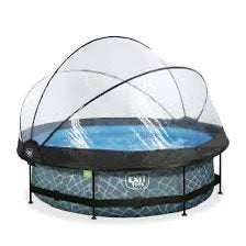 EXIT Stone Zwembad met Overkapping – Nieuw in Doos, Jardin & Terrasse, Piscines, Neuf, Piscines hors sol, 120 cm ou plus, 200 à 400 cm