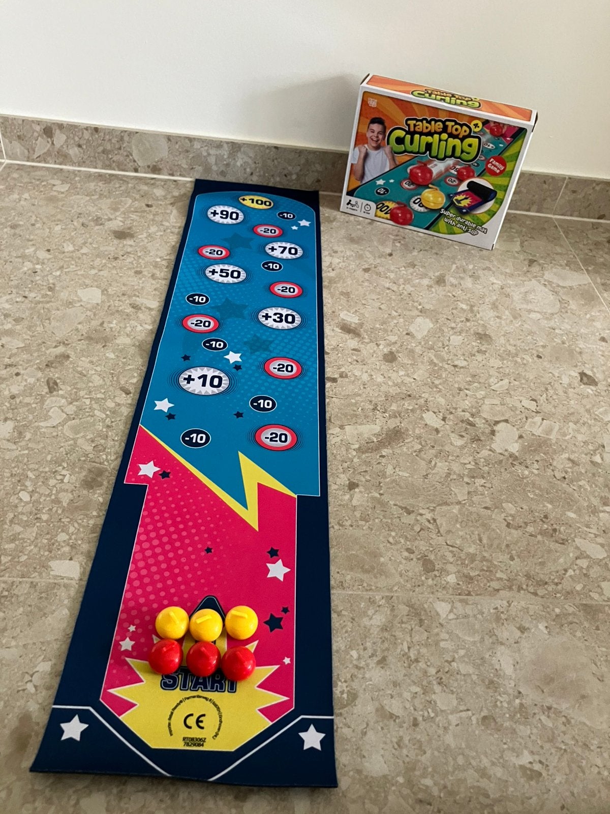 Table top curling, Een of twee spelers, Ophalen, Zo goed als nieuw