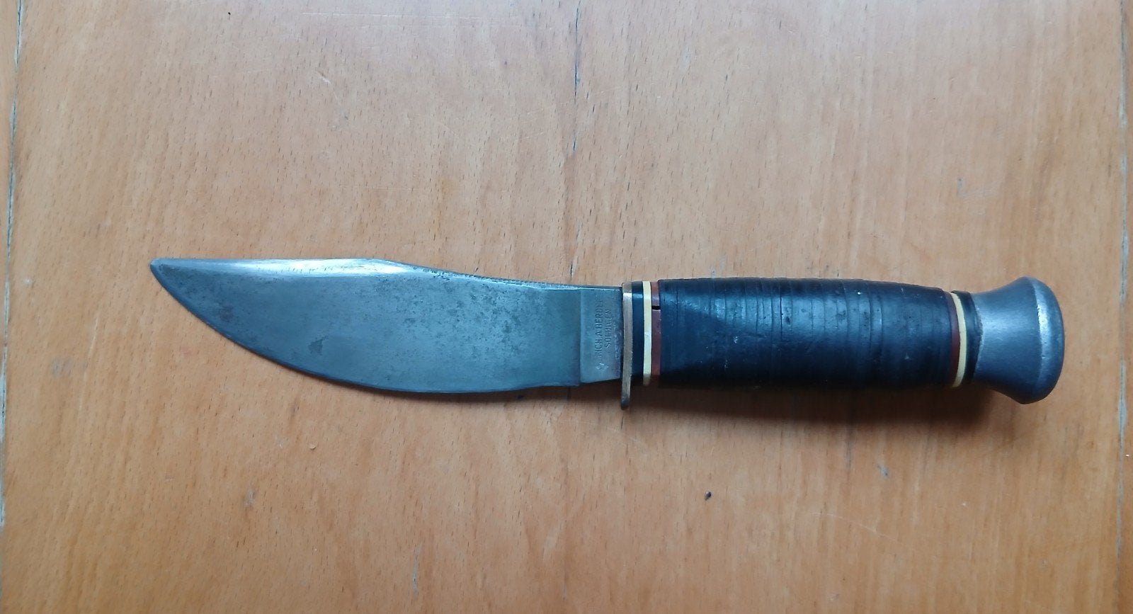 Vintage Solingen jachtmes — Richard A. Herder (ca. 1940 -195, Ophalen of Verzenden