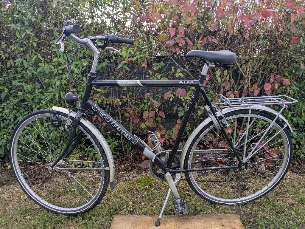 Venturelli herenfiets, Gebruikt, Velgrem, Versnellingen, 57 tot 61 cm