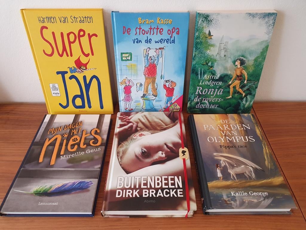 6x kinderboeken (Bracke, Lindgren, Van Straatten,...), Boeken, Kinderboeken | Jeugd | onder 10 jaar, Ophalen of Verzenden