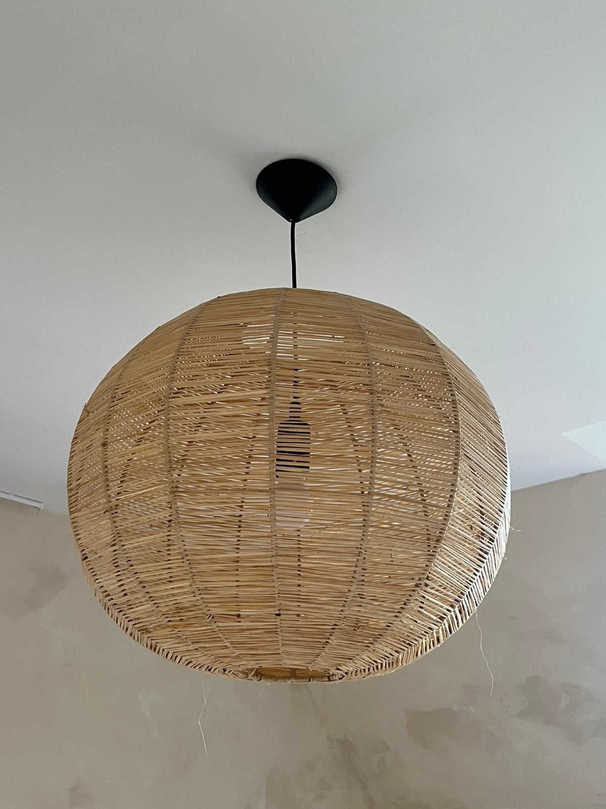 Rotan lamp, Ophalen, Zo goed als nieuw