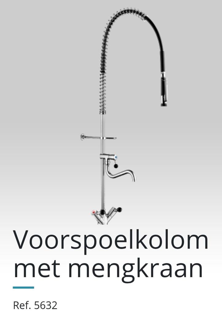 Delabie voorspoelkolom met mengkraan, Nieuw!, Ophalen, Nieuw