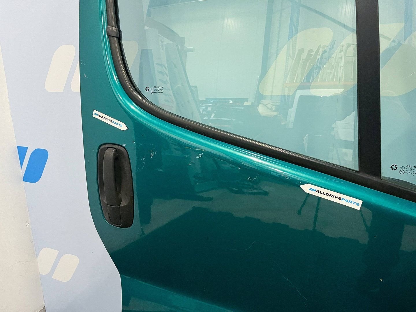 Opel Vivaro Renault Trafic Voorportier rechts groen 93194148, Gebruikt, -, Deur, -