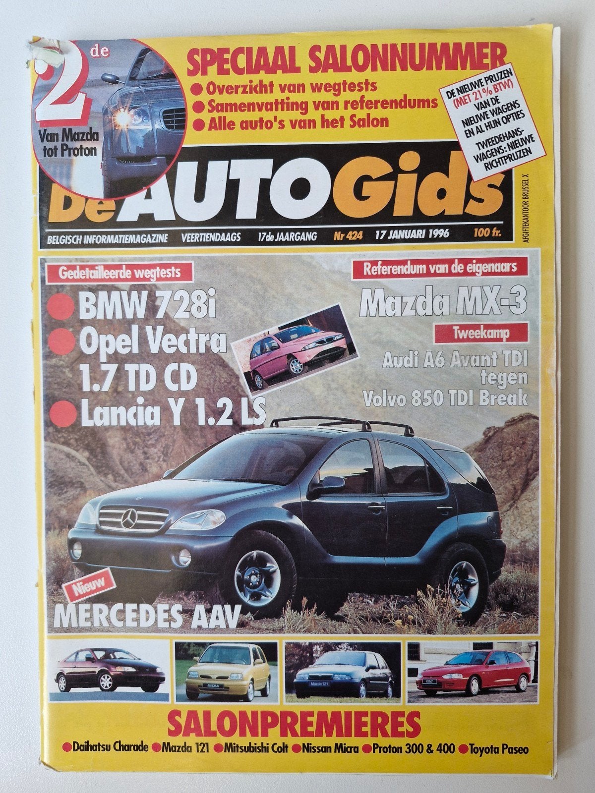 Autogids 424, Boeken, Ophalen of Verzenden