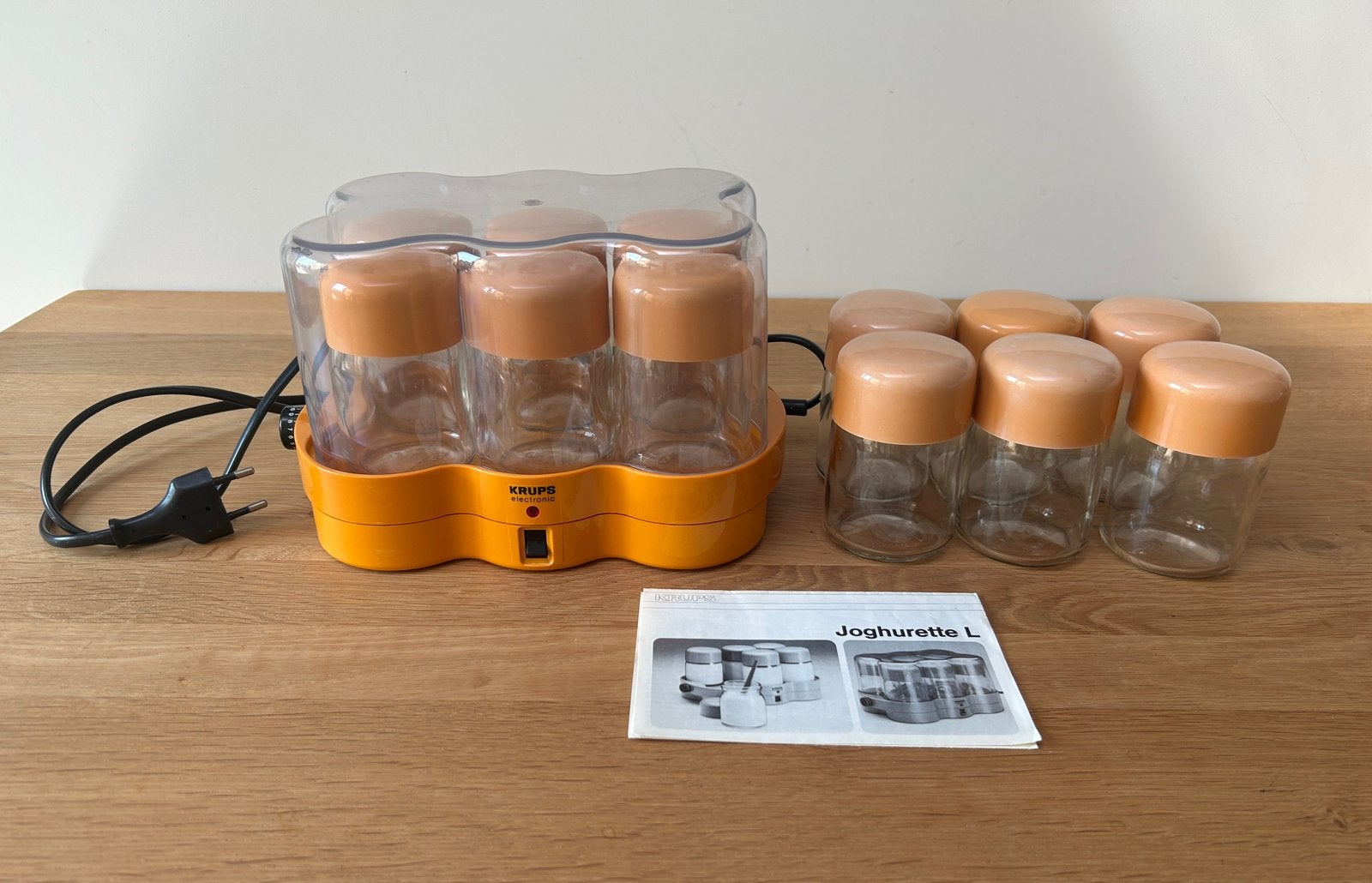 Vintage yoghurtmaker Krups Yoghurette L (70s-80s), Huis en Inrichting, Keuken | Keukenbenodigdheden, Gebruikt, Overige typen, Overige merken