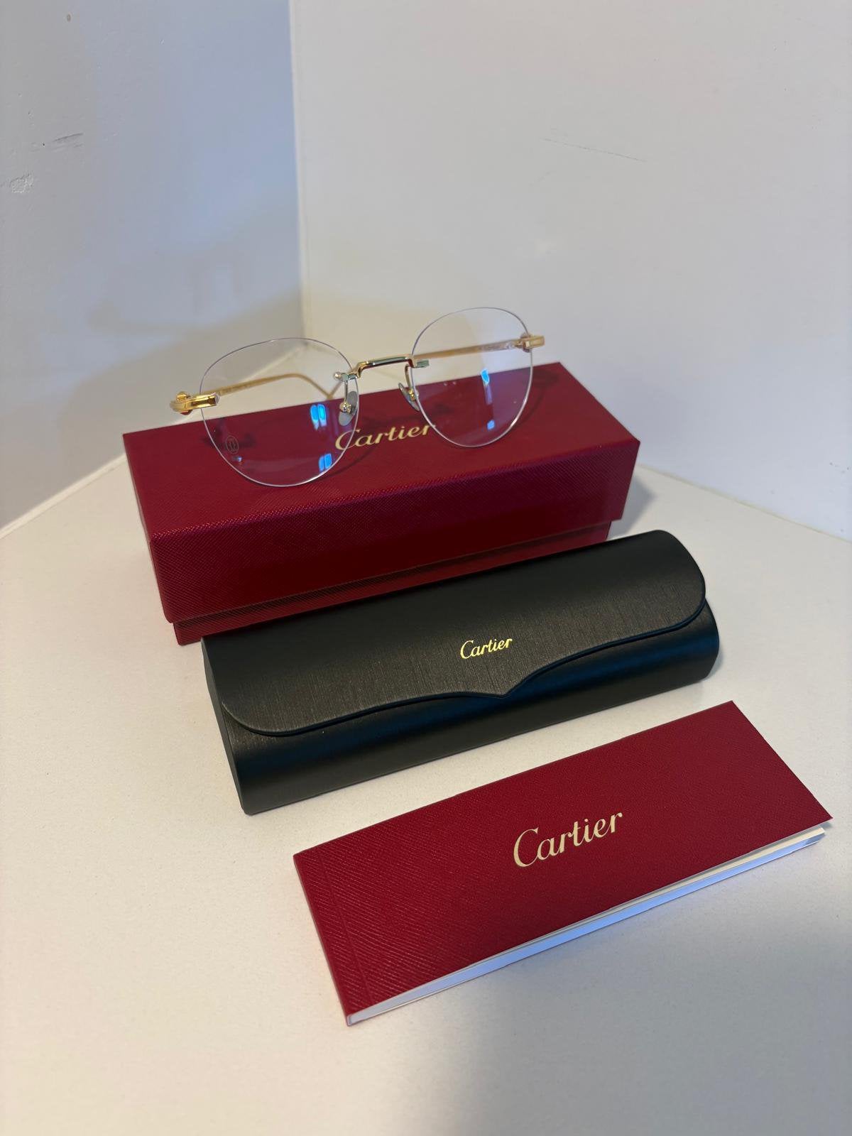 Cartier zonnebril demoglas nieuw, Handtassen en Accessoires, Overige merken, Zonnebril, Overige kleuren, Nieuw