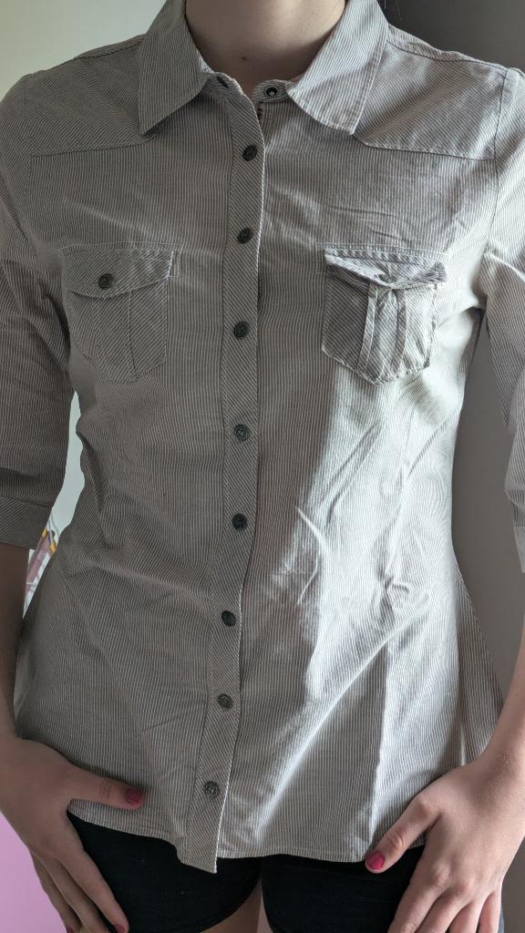 Chemise Street One - Taille EUR 40, Kleding | Dames, Blouses en Tunieken, Maat 38/40 (M), Beige, Street One, Ophalen of Verzenden