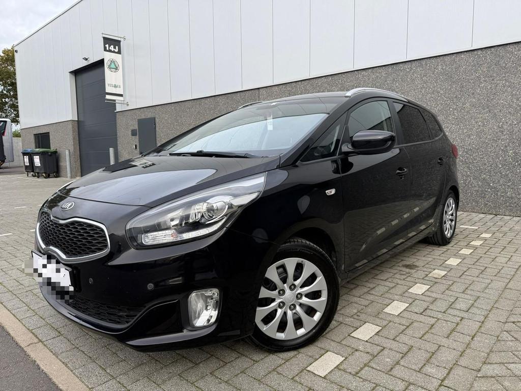 Kia Carens 1.6 Benzine | 7 zit | Lage km's | Kia historiek, Autos, Cuir, 1408 kg, Entreprise, 7 places