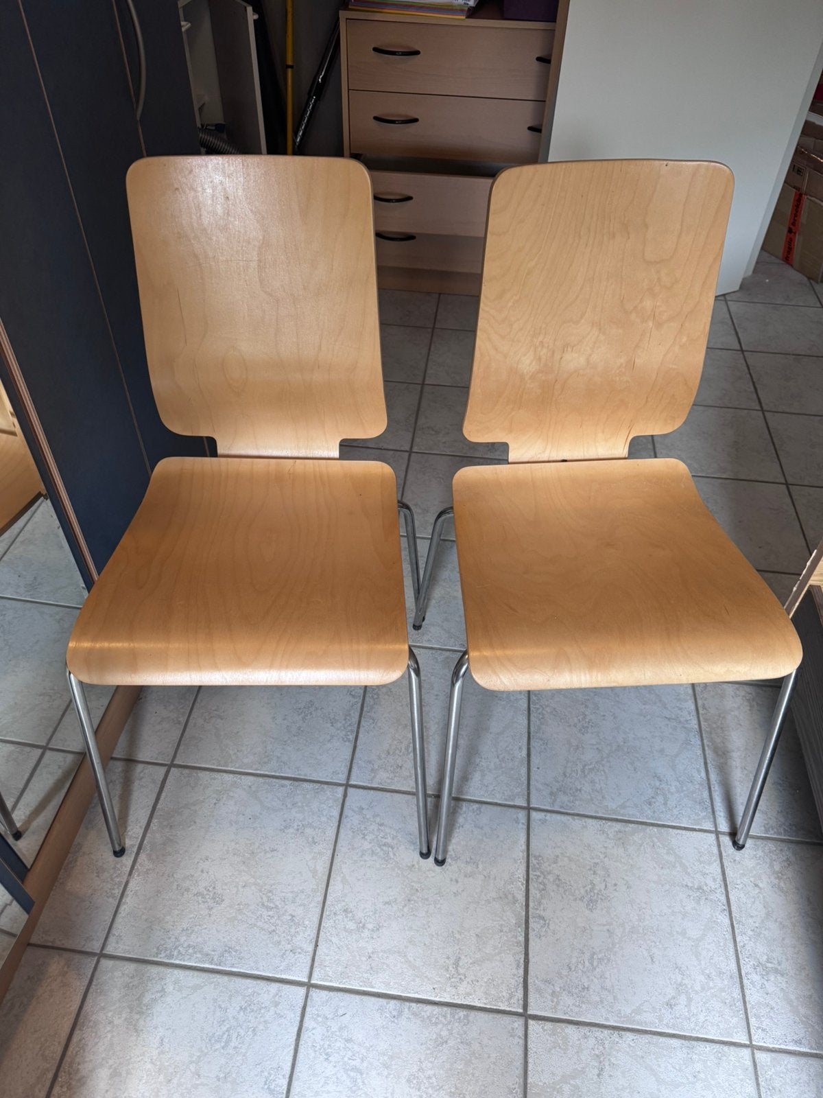 2 vintage stoelen, Enlèvement ou Envoi, Comme neuf