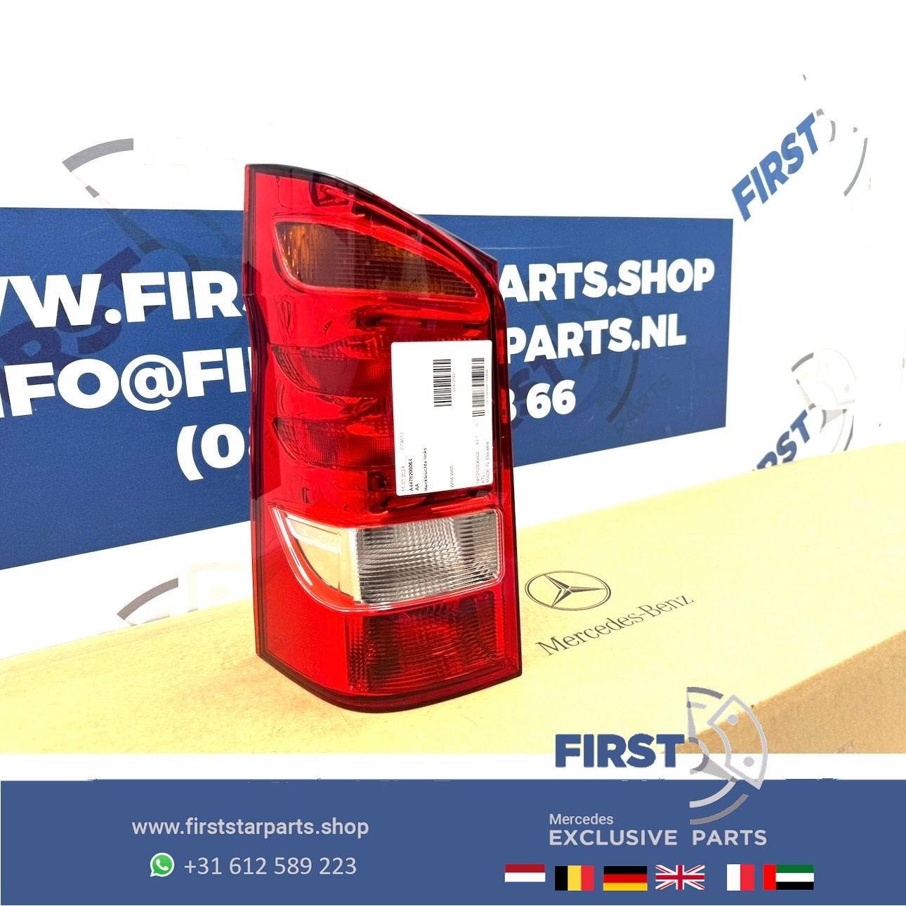 W447 ACHTERLICHT V KLASSE LINKS Mercedes VKlasse 2014-2024 O, Auto-onderdelen, Gebruikt, -, Ophalen of Verzenden, -