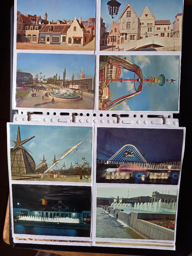 cartes postales EXPO 58 (116) non affranchies, Collections, Enlèvement ou Envoi, Non affranchie