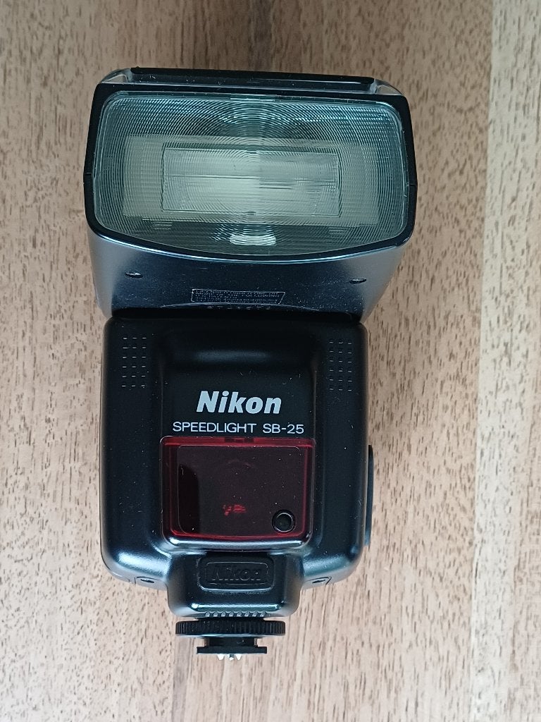 Nikon Speedlight SB-25 flitser, Audio, Tv en Foto, Foto | Flitsers, Zo goed als nieuw, Nikon, Kantelbaar, Ophalen of Verzenden