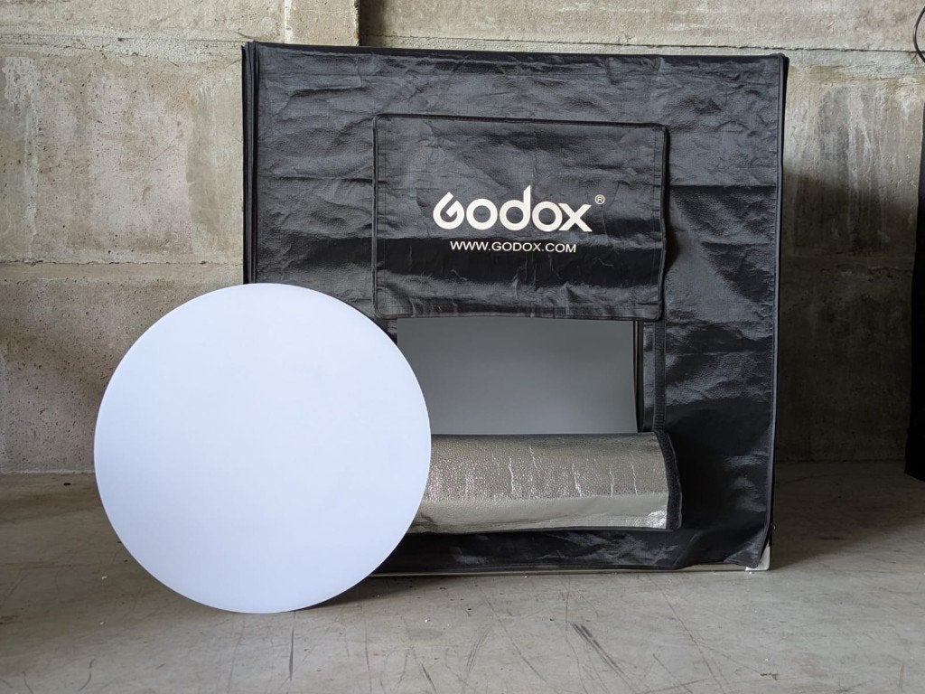 Godox Fototent 80X80X80 + Foldio 360, TV, Hi-fi & Vidéo, Variable, Enlèvement, Godox, Studio photo complet