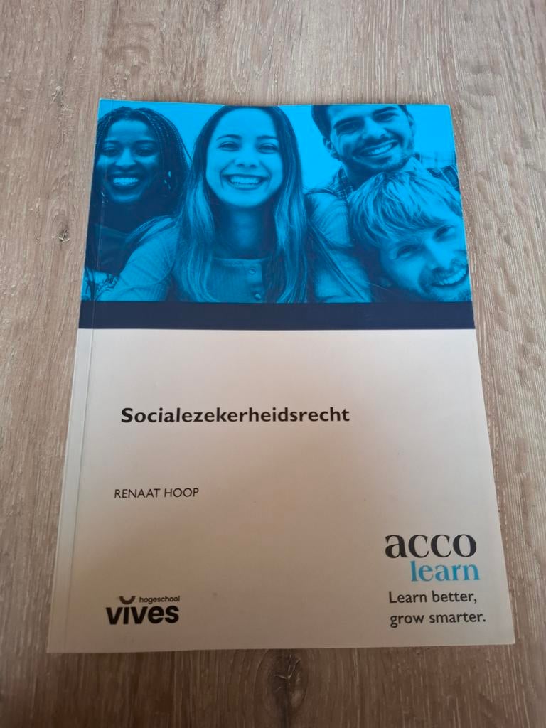 Renaat Hoop - Socialezekerheidsrecht (studieboek), Ophalen of Verzenden, Renaat Hoop