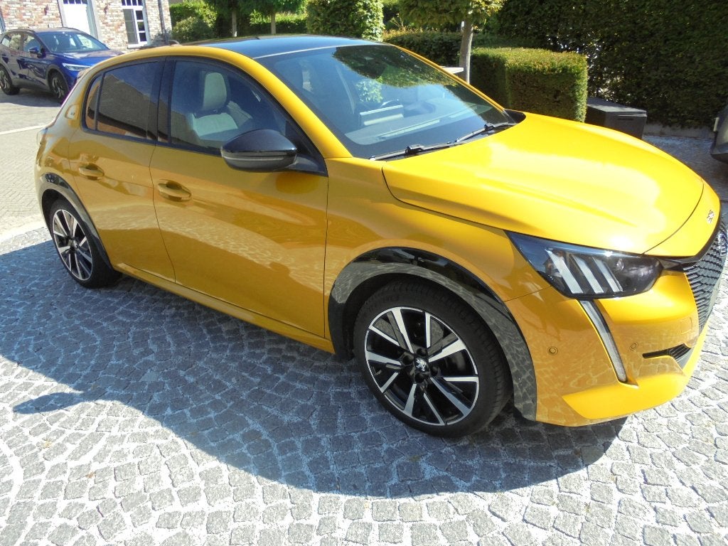 PEUGEOT 208 GT-LINE 100pk/ NAVI/PANO/ SPORTZETELS/ ALU 17!!!, Autos, Achat, Euro 6, Jaune, Boîte manuelle
