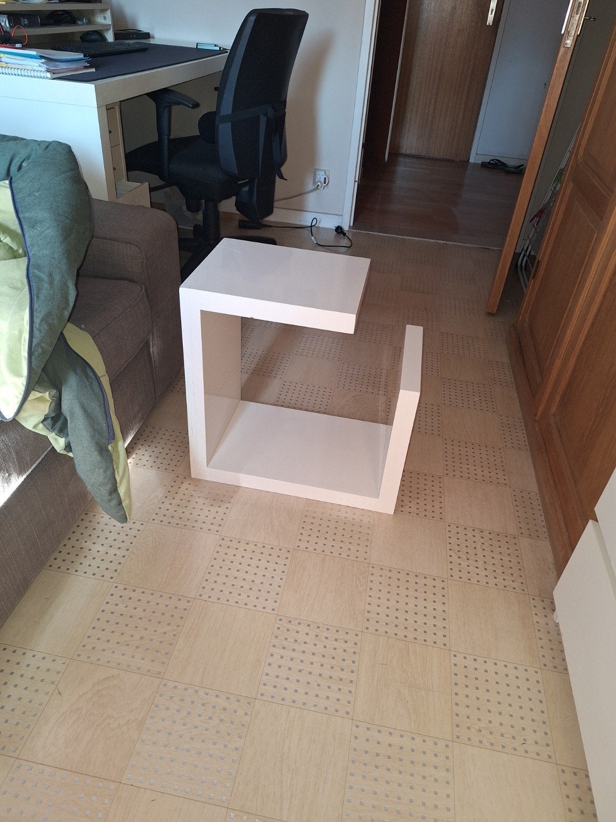 bijzettafel wit hoogglans, Huis en Inrichting, Ophalen