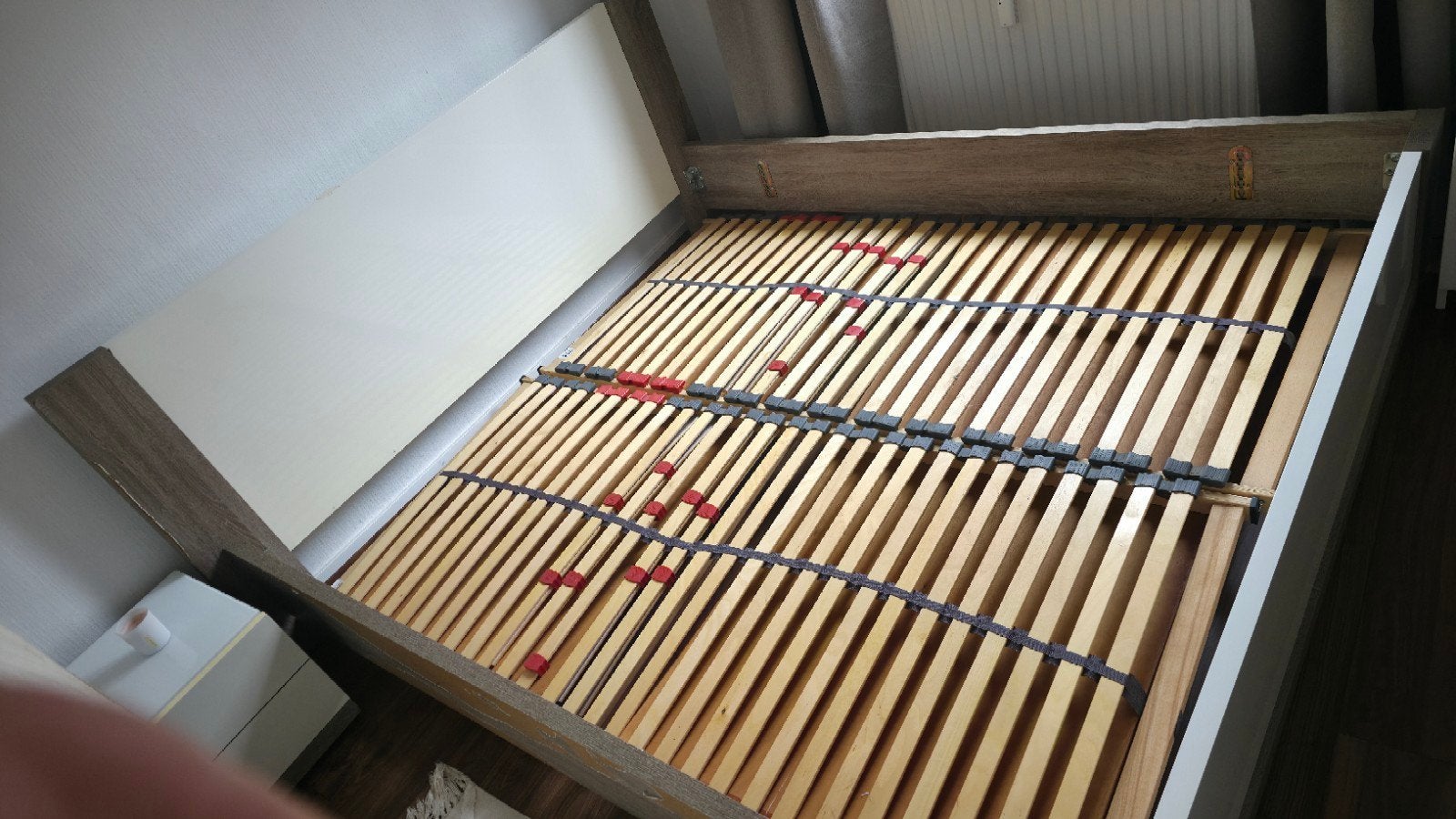 2 sommiers IKEA 90x200 cm + cadre de lit offert (A, Maison & Meubles, Enlèvement, Utilisé