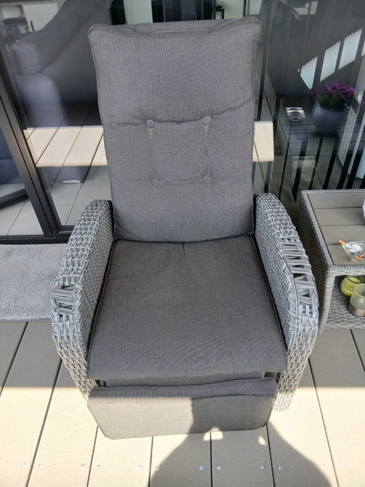 Relax tuinstoel, Ophalen