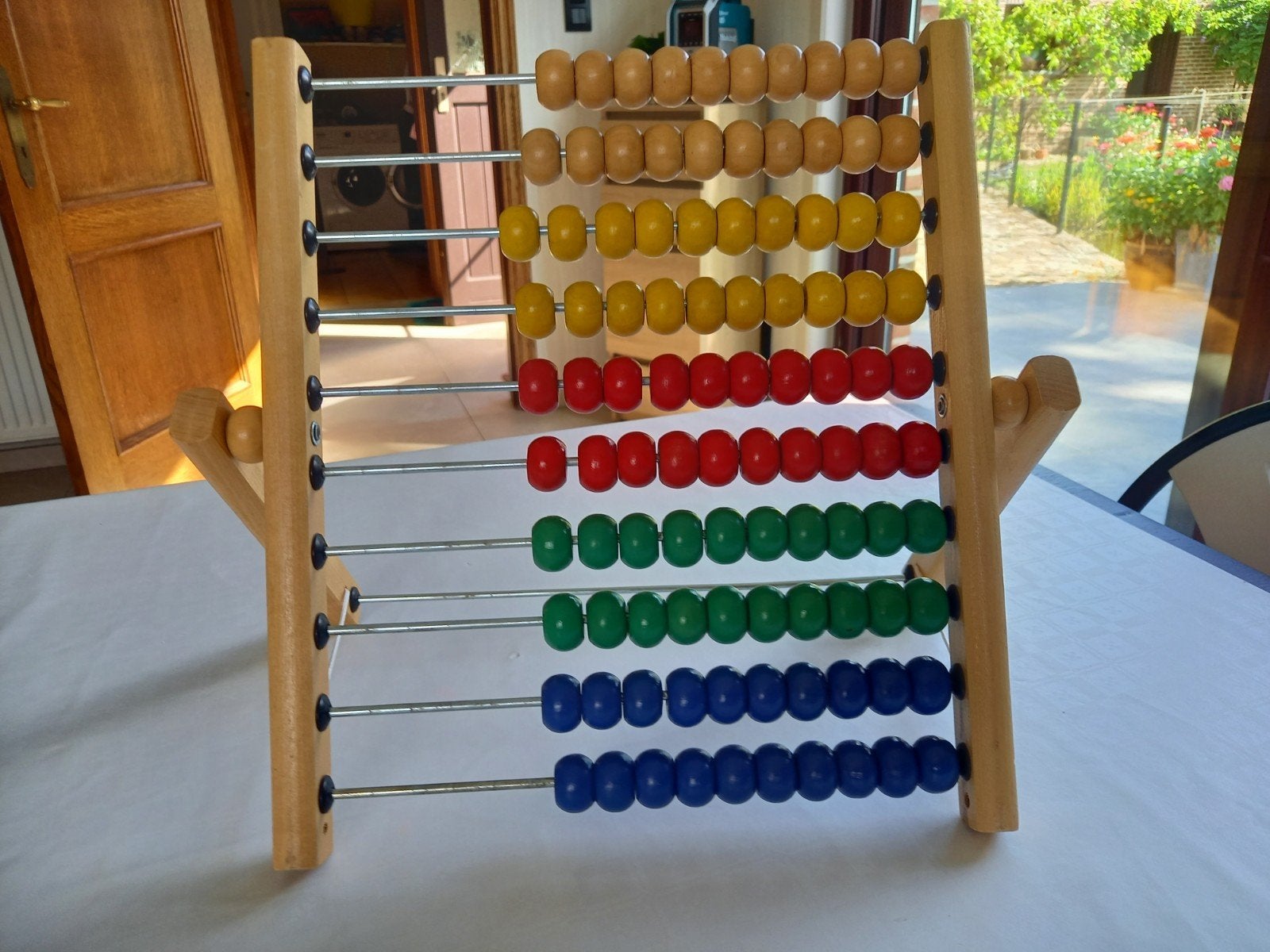 groot telraam, Kinderen en Baby's, Speelgoed | Houten speelgoed, Ophalen of Verzenden
