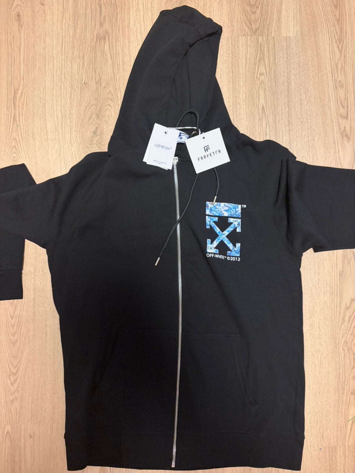 Off white trui met design, Kleding | Heren, Truien en Vesten, Ophalen of Verzenden, Zo goed als nieuw, Maat 46 (S) of kleiner
